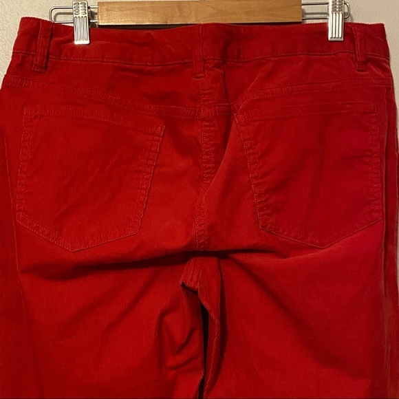 Lands’ End F1 Red Corduroy Pants #422488 Size 10 - Picture 7 of 13
